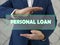 PERSONAL LOAN text in futuristic screen.  AÂ personal loanÂ is a type of unsecuredÂ loanÂ and helps you meet your current